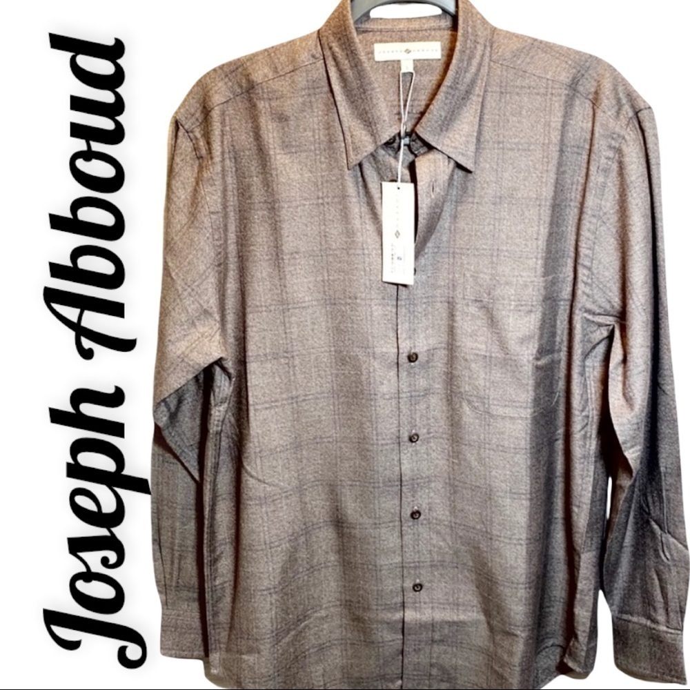 NWT JOSEPH ABBOUD Long Sleeve‎ Button Down Shirt, Size Small